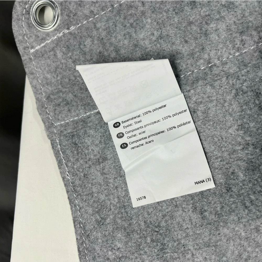 Ikea Knallbage Grey Felt Organizer